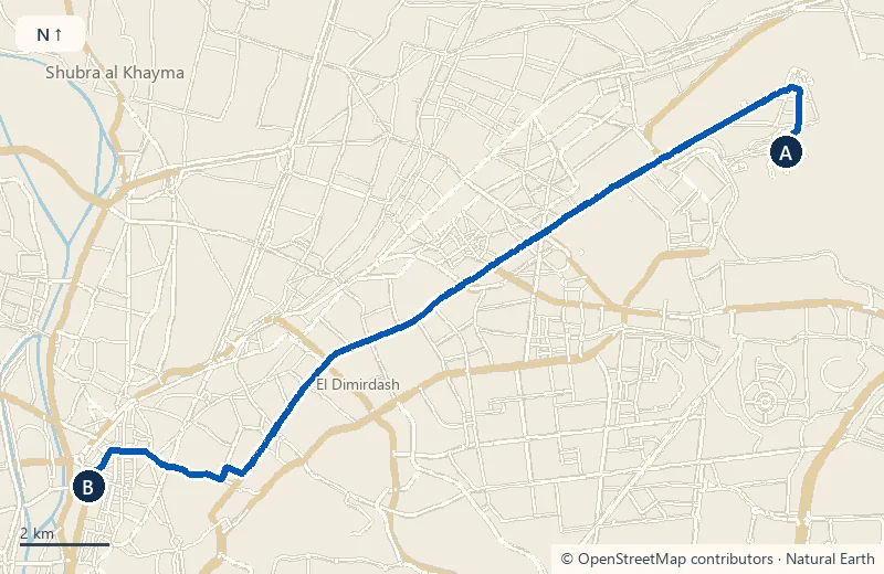 CAI → Tahrir Square